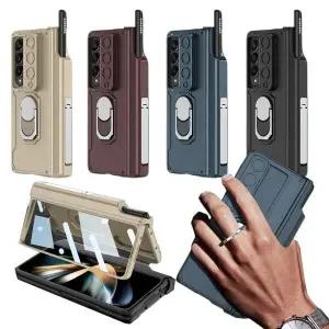 유니블링 갤럭시 z폴드 4 5 렌즈 커버 링 보호 s펜 수납 케이스