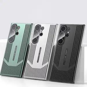 유니블링 갤럭시s24 s23 울트라 메쉬 쿨링 매트 하드 폰 케이스