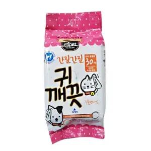 반려동물 귀청소 물티슈 귀냄세 제거 청결시트 30매 애견칫솔 애견치약