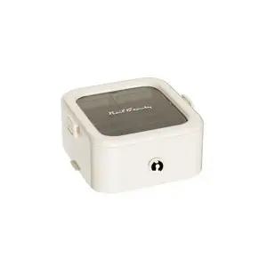 (타입 베이지 1단)네일 소품 정리함 1단 데스크 수납함 보관박스 네일재료 보관함