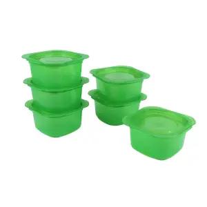 플라스틱 밀폐용기 쿡플러스 담다3호 (초록) 438299주방정리 반찬보관 위생밀폐 냉동 다용도밀폐통 밀폐세