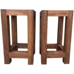 월넛 스피커받침대 원목 우드 거치대 오디오 스탠드 장식 진열 홀더