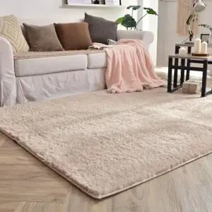 비비드 항균 롱파일 극세사 카페트 침실 거실 사각 러그150x200