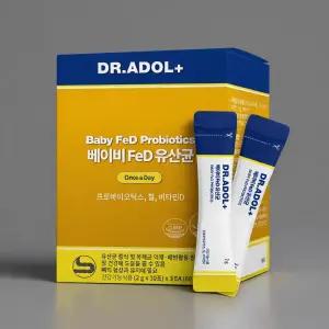 닥터아돌 베이비 FeD 유산균 30포 30일분