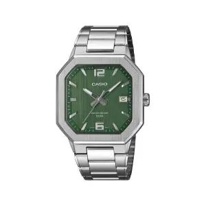 [카시오]카시오 MTP-B195D-3A 레트로 스퀘어 아날로그 남성 메탈 시계