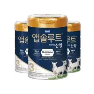 앱솔루트 산양분유 3단계 750g, 3개