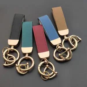 [하프클럽/]가죽 키링 고리 스마트 가방 장식용 키홀더 실용적인 꾸미기