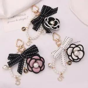 [하프클럽/]플라워 디자인 키홀더 가방 장식 키링 다양한 색상 고리