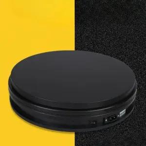 전기 턴테이블 소품 자동 사진 회전판 촬영 대형 디스플레이