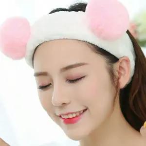 [하프클럽/]귀여운 헤어밴드 부드러운 세안용 헤어띠 편안한 여성용