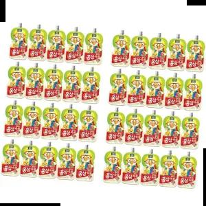 뽀로로음료 뽀로로 홍삼쏙쏙 사과와 매실 100ml 40개