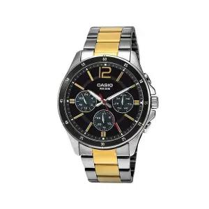 [신세계라이브쇼핑]카시오 MTP-1374SG-1A 스탠다드 아날로그 남성 콤비 메탈 시계