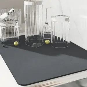 물받이 싱크대 패드 매트 식기 주방 물빠짐 드라잉 물빠짐 건조 30x40cm 건조