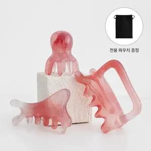 ( )두피 페이스 바디 괄사 3종 파우치세트