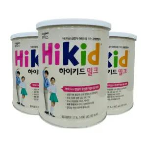 후디스 하이키드 밀크 600g 3캔