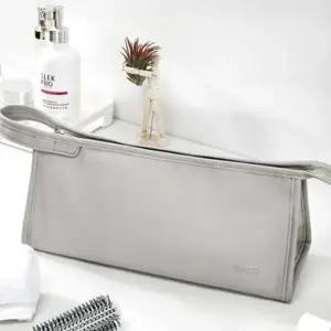 (색상 그레이)여자 파우치 가방 드라이기 미용 정리 수납 보관 여행 디지털 휴대용 남자 여자 남성 여성 공