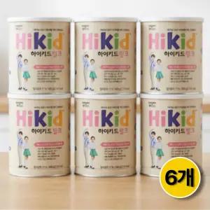 후디스 하이키드 밀크 600g 6캔 세트 밥 안먹는 아이 영양보충