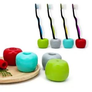 ( )욕실용 실리콘 칫솔꽂이 4p세트 거치대_24485634