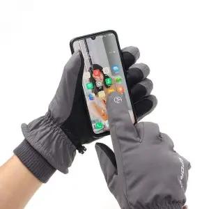 논슬립 스마트폰터치 방한장갑 그레이 보드 스키장갑