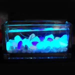 TBZ 어항 장식 야광돌 50p 1세트(색상랜덤)