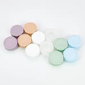 통 휴대용 콘택트 반투명 렌즈 케이스 콘택트 렌즈 케이스 휴대용 반투명