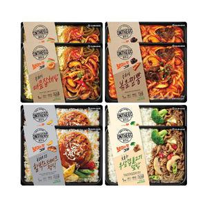 온더고 중화세트3(매콤잡채밥2,볶음짬뽕2,함박2,우삼불고기2)