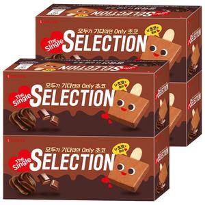 [슈팅냉동] 롯데웰푸드 셀렉션 더 싱글 초코, 500ml, 4개