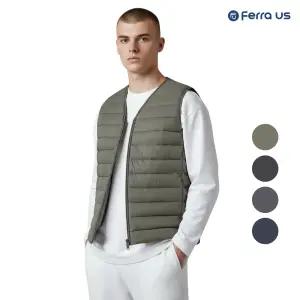 페라어스 남성 경량 폴리 충전재 라운드넥 패딩 조끼 OCVW5BF6489