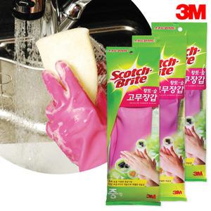 [오늘출고] 3M 황토숯 고무장갑 대/황토숯고무장갑/3M고무장갑/황토고무장갑/3M황토고무장갑/쓰리엠고무장