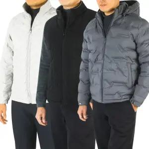 겨울 남성 골프복 패딩점퍼 경량패딩 방한복 양털점퍼 골프웨어