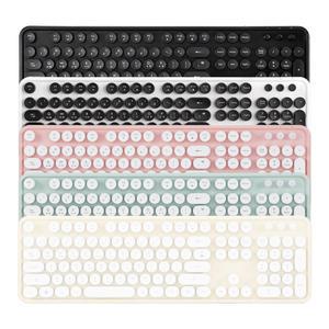 엑토 레트로 저소음 멤브레인 무선 타자기 키보드 KBD-48