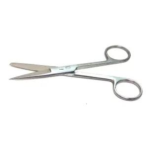 재사용 가능 수동식 의료용 외과가위 직 S/B 16cm | 스테인리스 수술용 가위