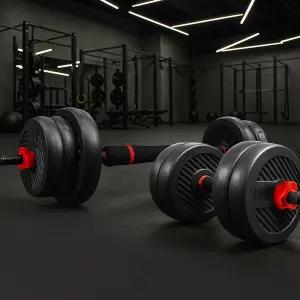 이고진 무게조절 덤벨 커넥터 조립식 덤벨바 21kg 세트 웨이트 이두 팔 홈트 운동