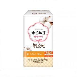 좋은느낌 좋은순면 팬티라이너 롱 36개