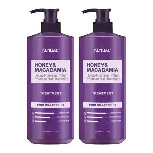 쿤달 트리트먼트 핑크그레이프프룻향, 1058ml, 2개