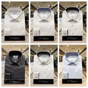 [듀퐁](김해점)25년 FW  신상품 일반핏 & 슬림핏 긴소매 셔츠 15종택1(SE5FM12LS901SWH14종)