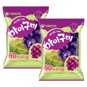 오리온 마이구미 포도, 66g, 10입, 2개