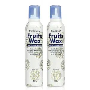 과일나라 후르츠왁스 헤어 셋팅 무스(300g)X2/강력세팅+롱래스팅+모발코팅/헤어에센스/왁스/스프레이/