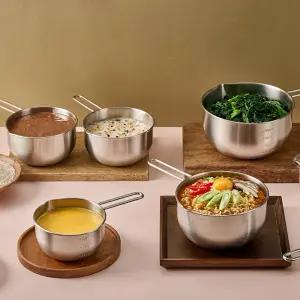 에비히슈테른 레카 계량 멀티팟 4size 스텐 믹싱볼 눈금 각인 스테인레스 편수냄비 스탠