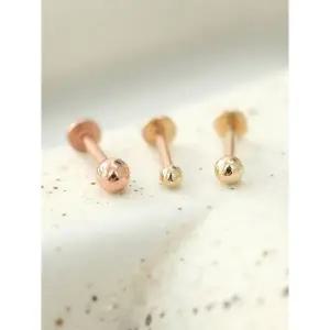 [미니멀피어싱][1mm/1.2mm]14K 인터널 미니 중량 볼 피어싱 귀걸이