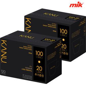 [10%중복쿠폰]맥심 카누 미니 마일드/다크 스위트120T [돌체라떼/민트초코/윈터블렌드/티