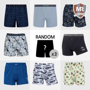 [엠알주니어]주니어 랜덤 트렁크팬티 학생속옷 3종세트