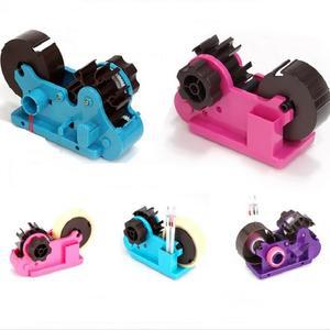 국산 테이프커터기 물레방아 투명 절테이프 볼펜수납 스카치원터치