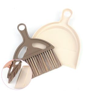 어린이 초등학생 책상 청소 미니 빗자루 쓰레받이 세트 핸디형 쓰레받기