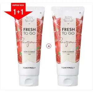 [롯데백화점]토니모리 [1+1] 프레쉬투고 석류 폼클렌징(170ml+170ml)