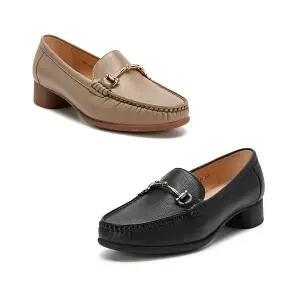 본사 소가죽 여성 로퍼 9123221 2color 택1 (3cm)