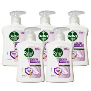 데톨 항균 핸드워시 센서티브 250mlX5개