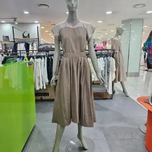 시슬리/애플아울렛/앞트임 밴딩 홀 스커트 롱 원피스 SAOPD2431