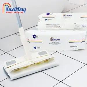 스웰데이 막대걸레 + 항균 물걸레 청소포 100매 50매입 2개