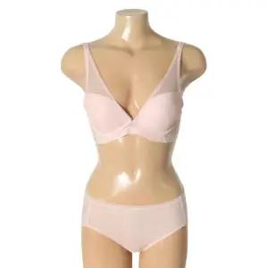 [롯데백화점]엘르이너웨어 여성 세미 딥브이 메쉬 브라햄팬티세트(EDWBR564EDWBP564PK)